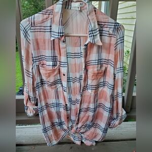 Kut from the kloth plaid shirt